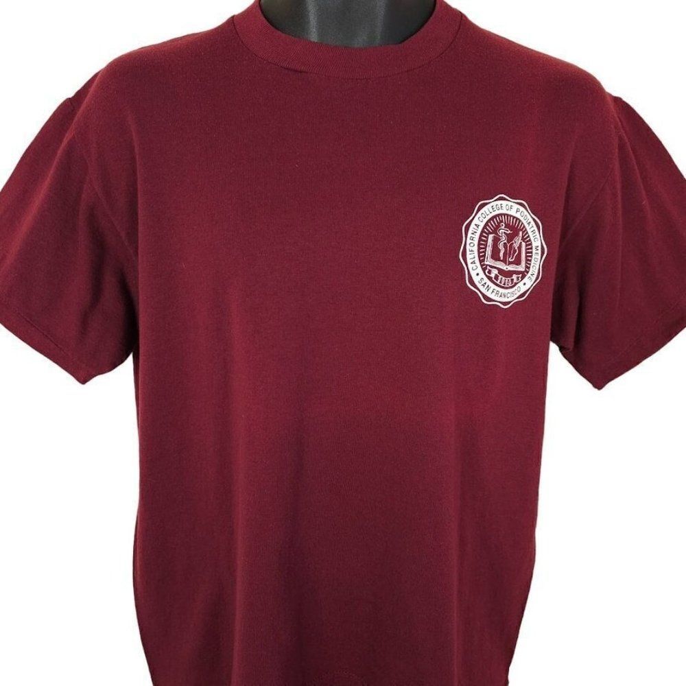 Vintage California School Of Podiatric Medicine T Shirt Mens Size Medium 80s 90s